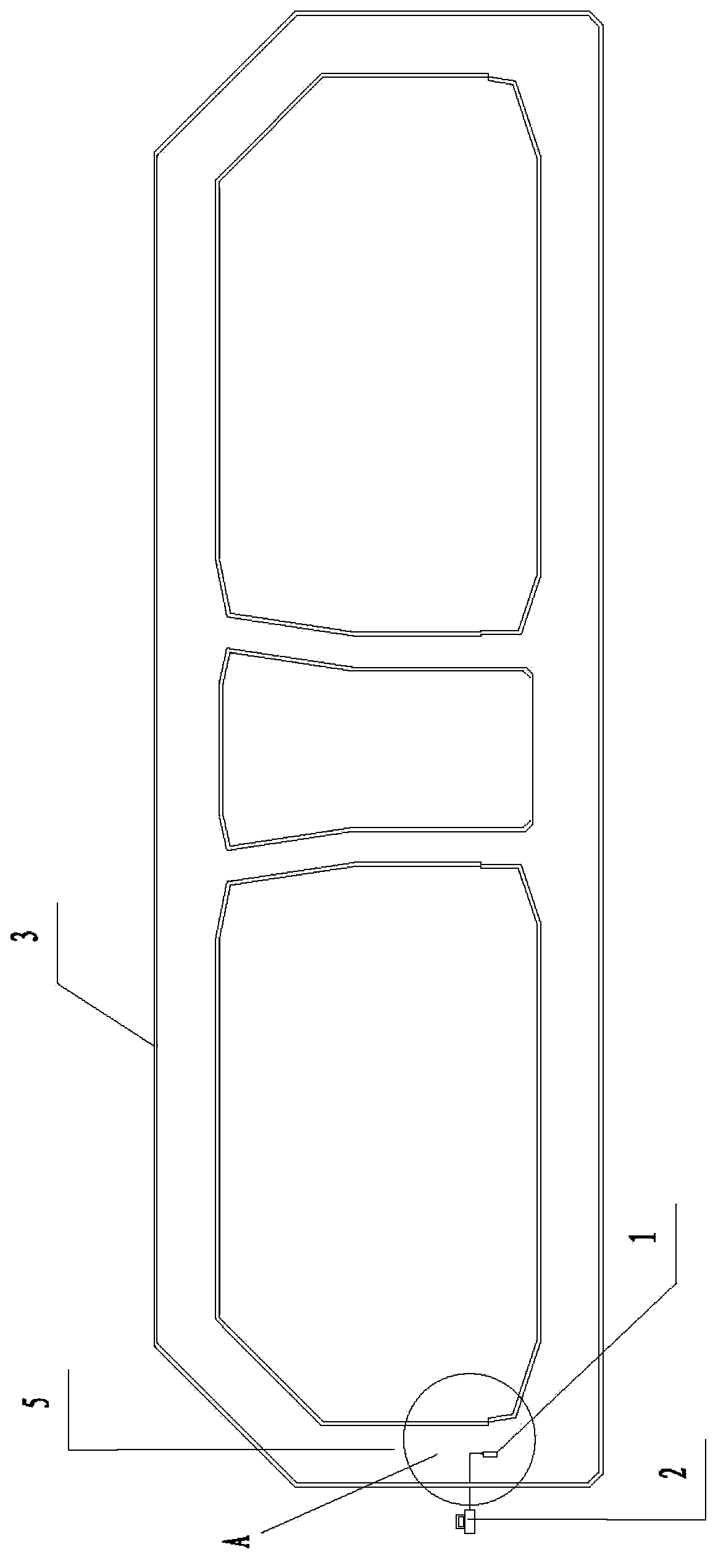 Real-time monitoring system of condensing state of concrete and real-time monitoring method