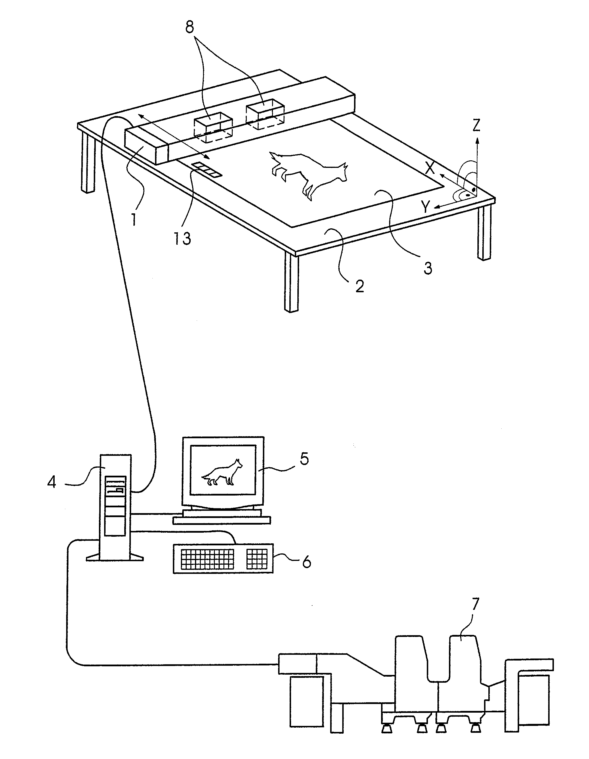 Color measuring apparatus having differently operating measuring devices