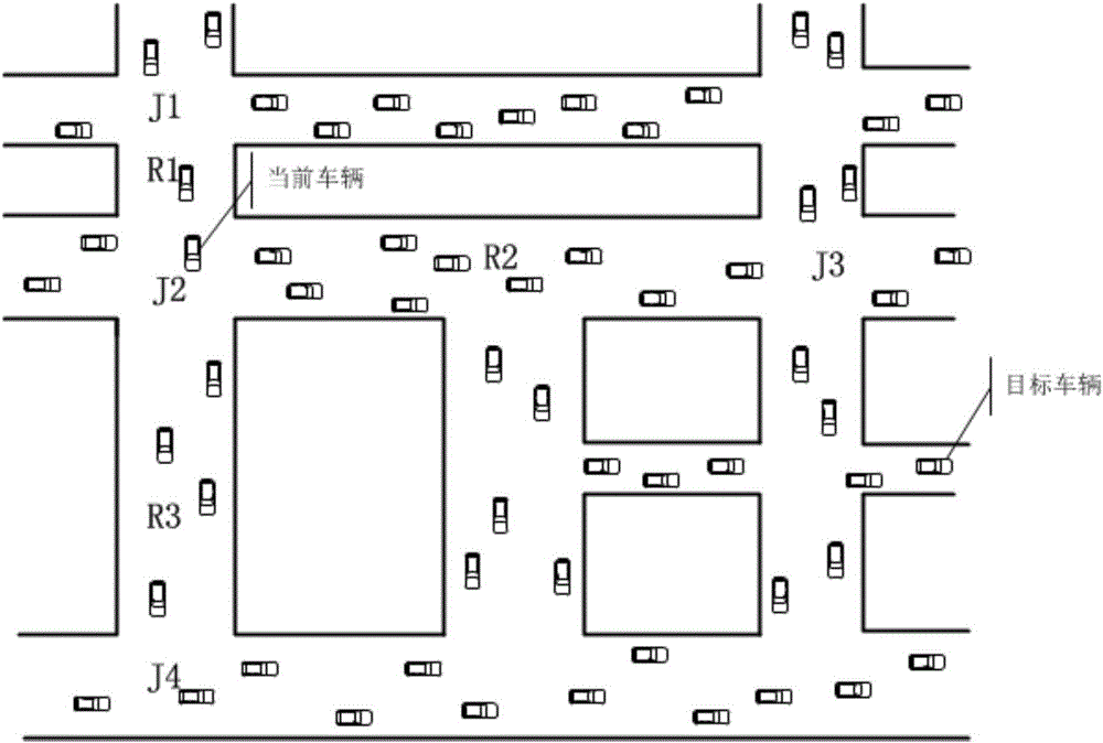 Vehicle-mounted ad-hoc network intersection prediction routing method based on CP (Counter Propagation) neural network