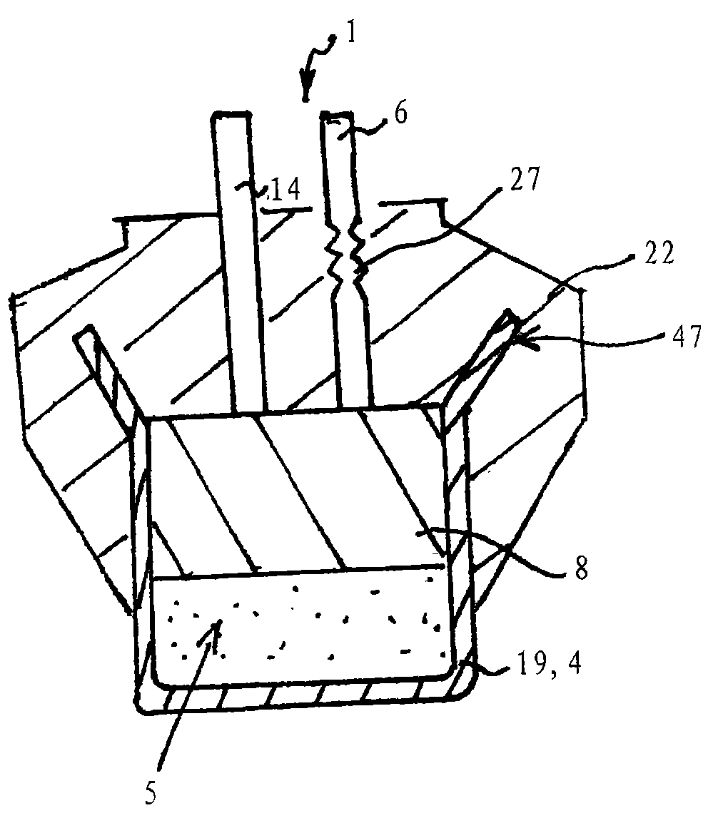 Firing apparatus for a pyrotechnic protection apparatus