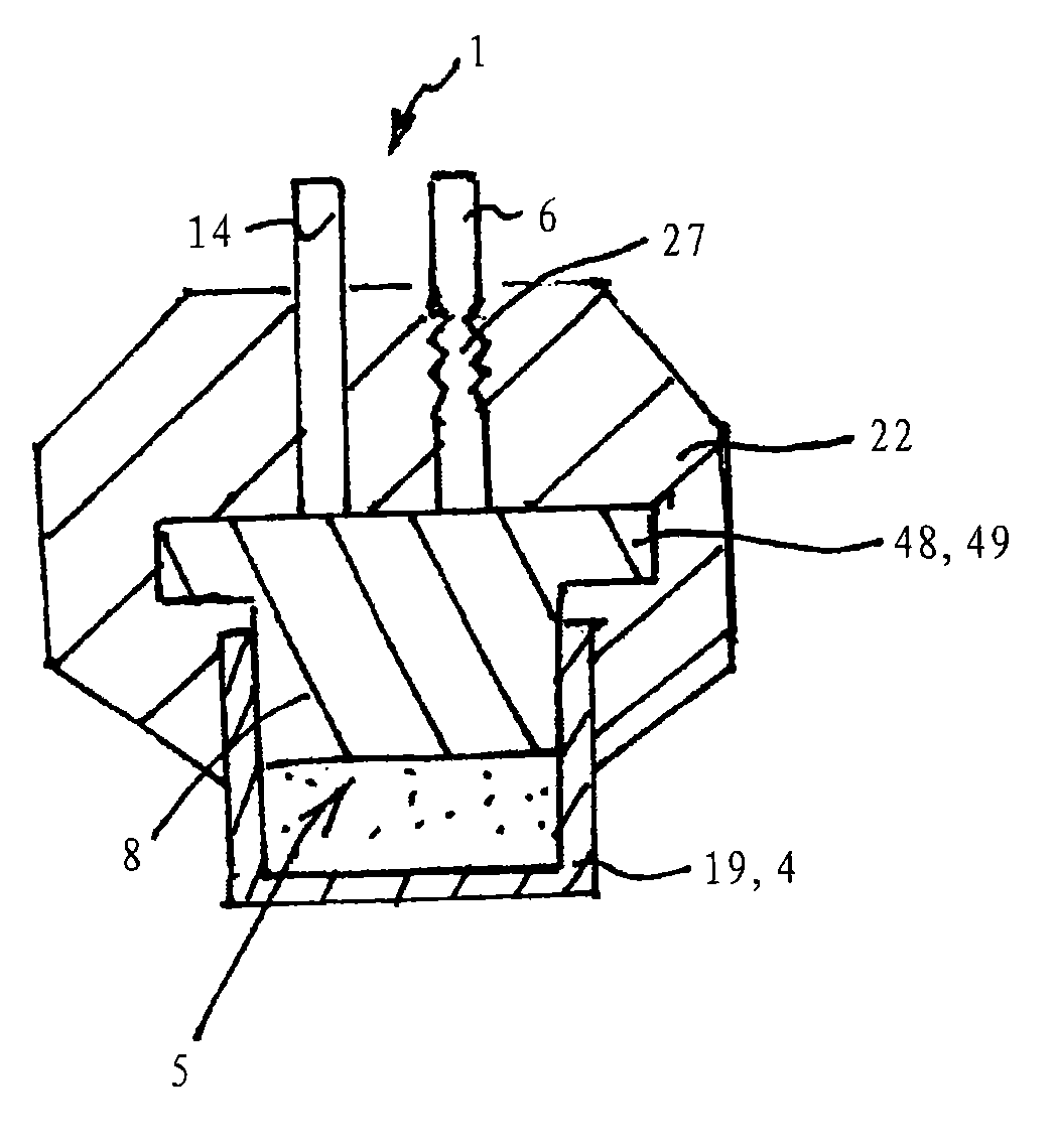 Firing apparatus for a pyrotechnic protection apparatus