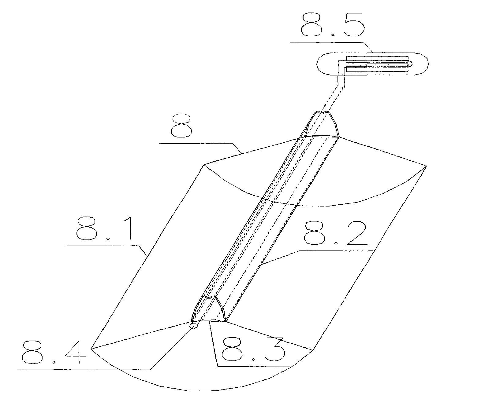 Device for generating, refrigerating and heat supplying by solar energy and biomass energy