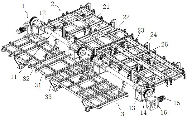 Involution positioning turnover system for assembling frame and wallboard of protective vehicle