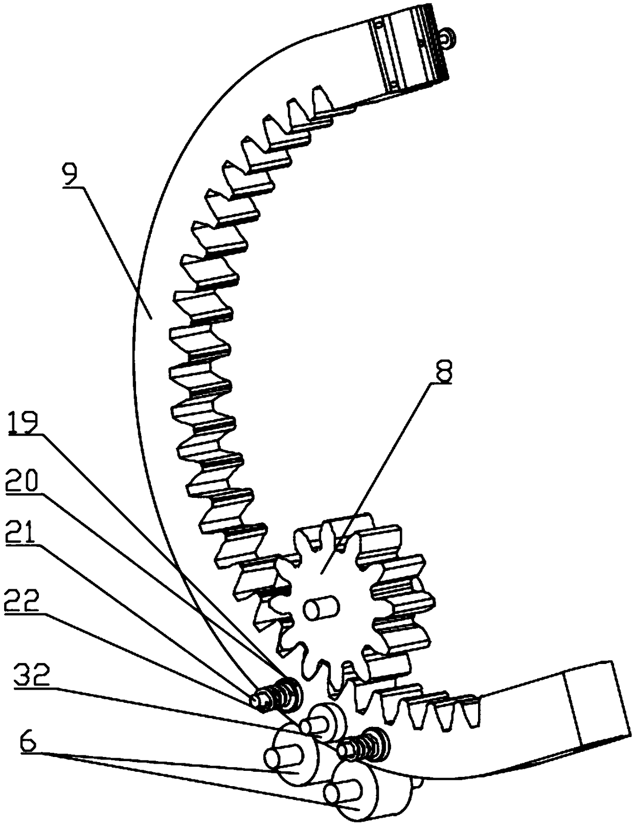 Automated three-degree-of-freedom fixture for blisk polishing and grinding