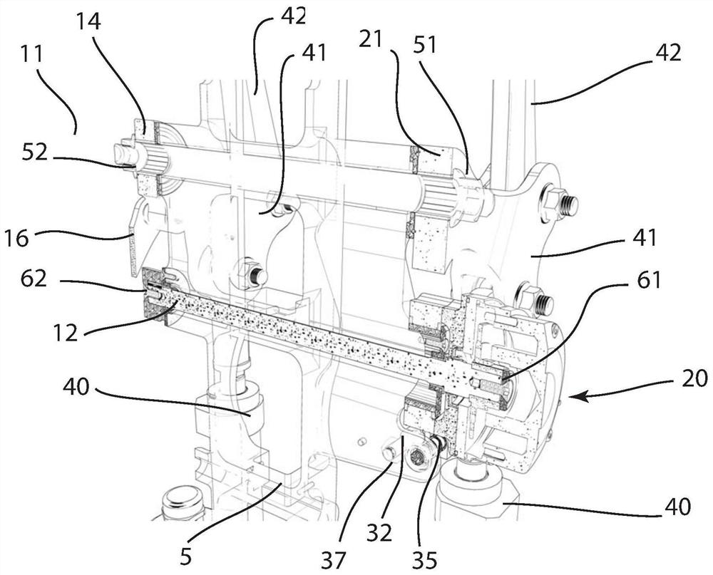 Arcuate frame secondary safety device