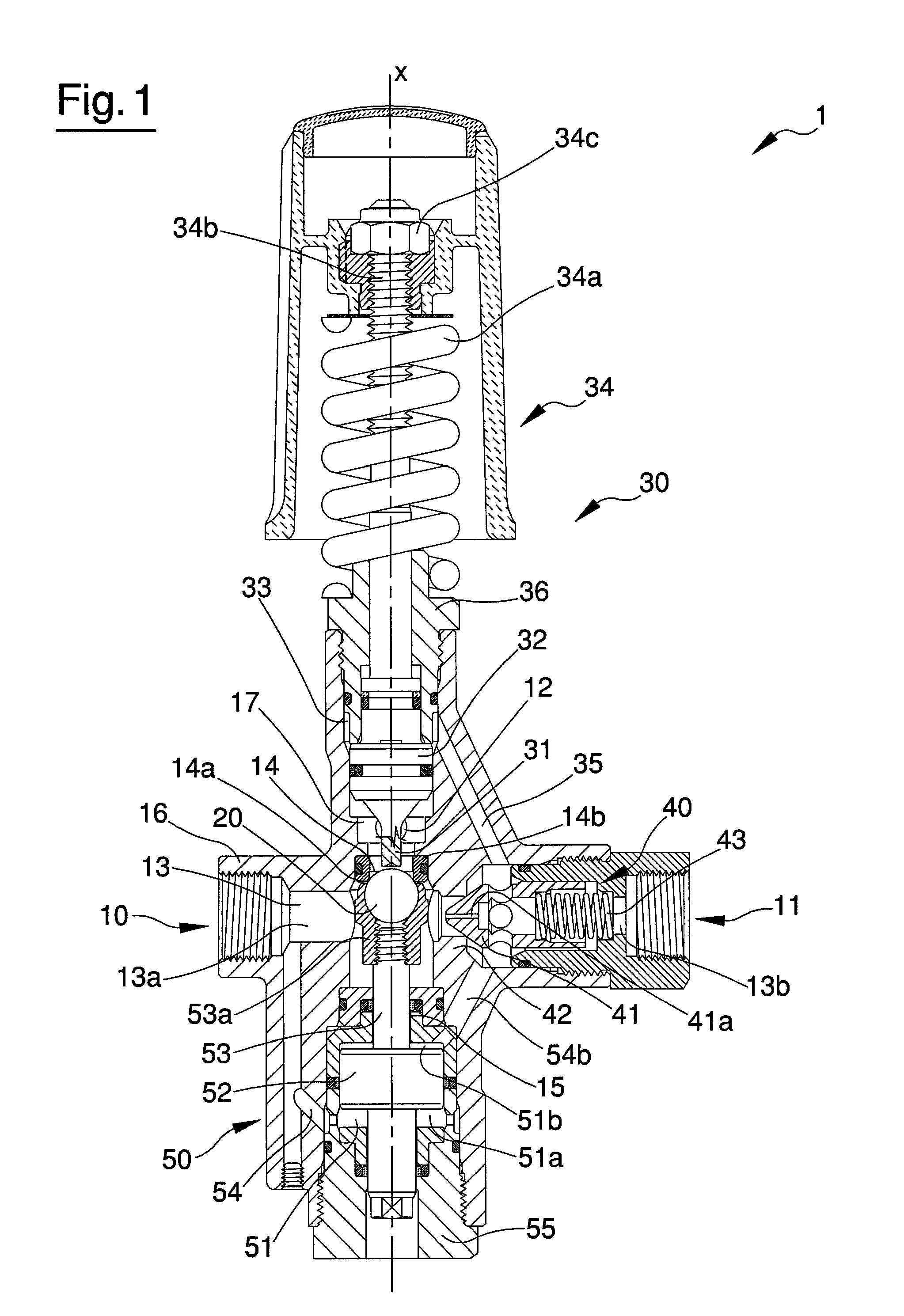 By-pass and pressure regulator valve