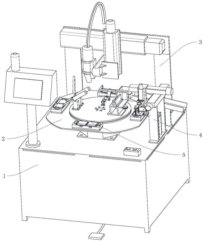 Rotating disc type laser welding plate forming machine