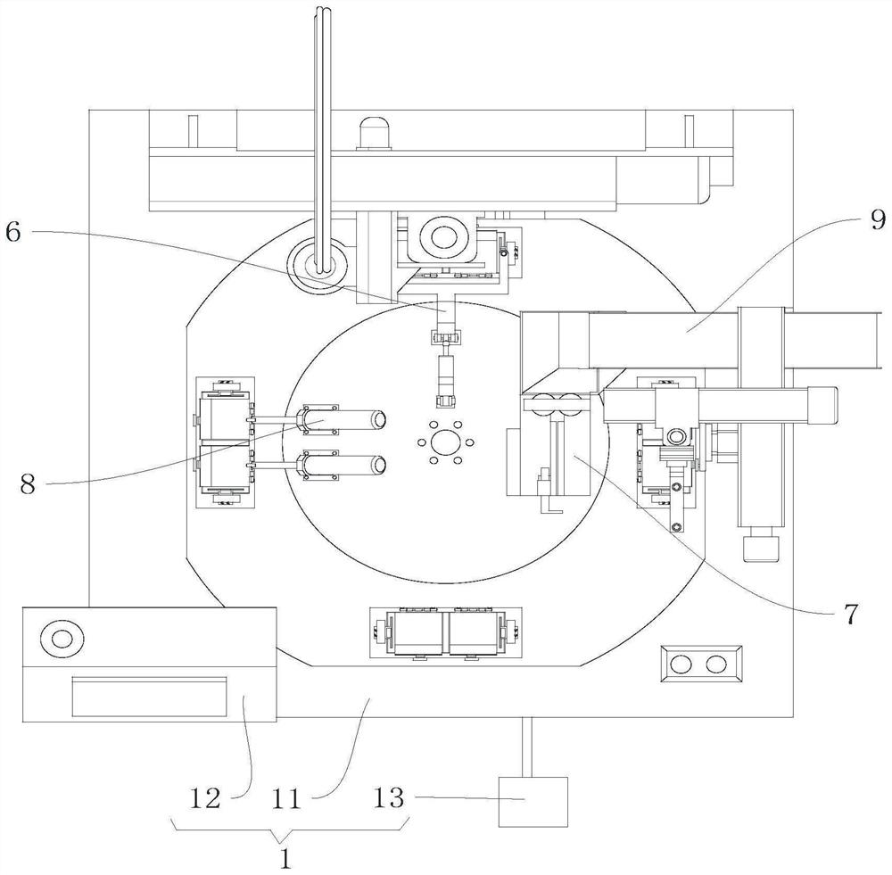 Rotating disc type laser welding plate forming machine