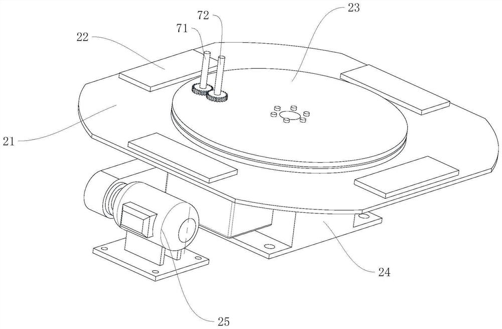 Rotating disc type laser welding plate forming machine