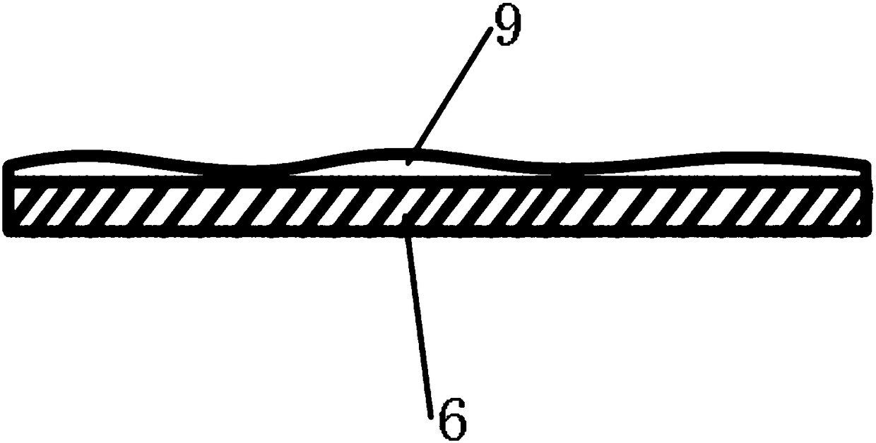 Apparatus for producing corrugated texture decorations and corrugated tiles thereof