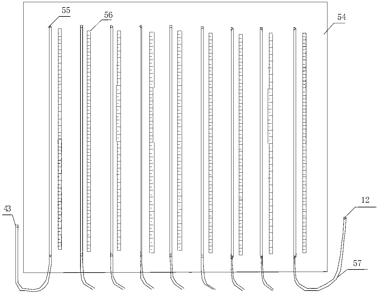 Experimental device for underground two-dimensional elevation sandiness mud flat petroleum pollution