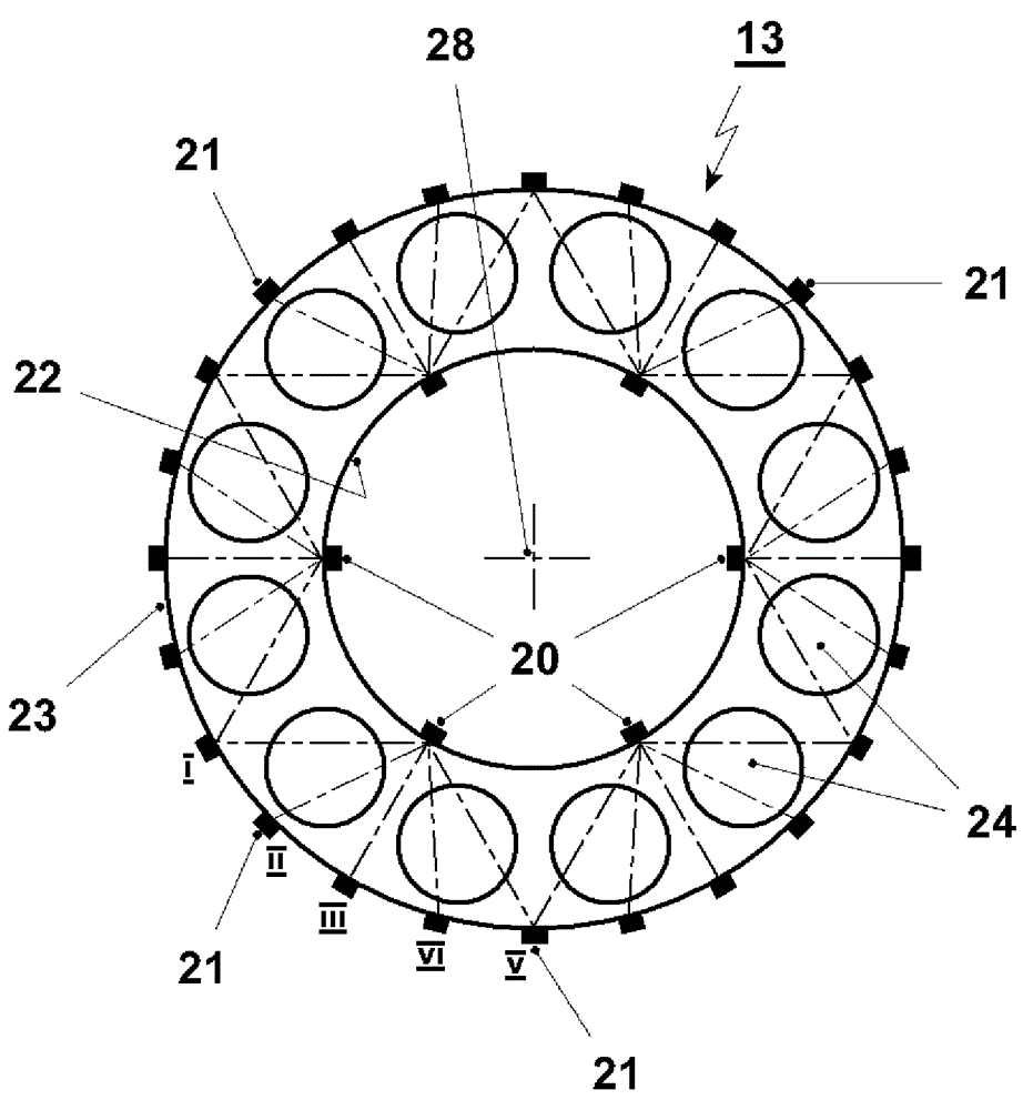 Gas turbine temperature measurement