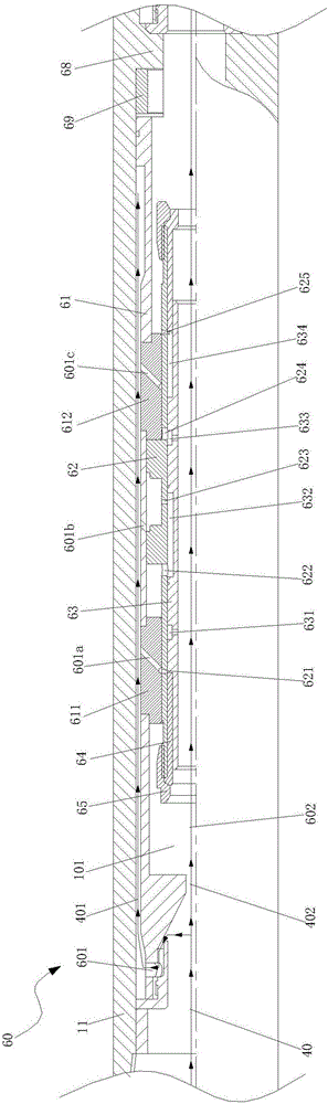 Vibrating and twisting combined impact speeding-up drill