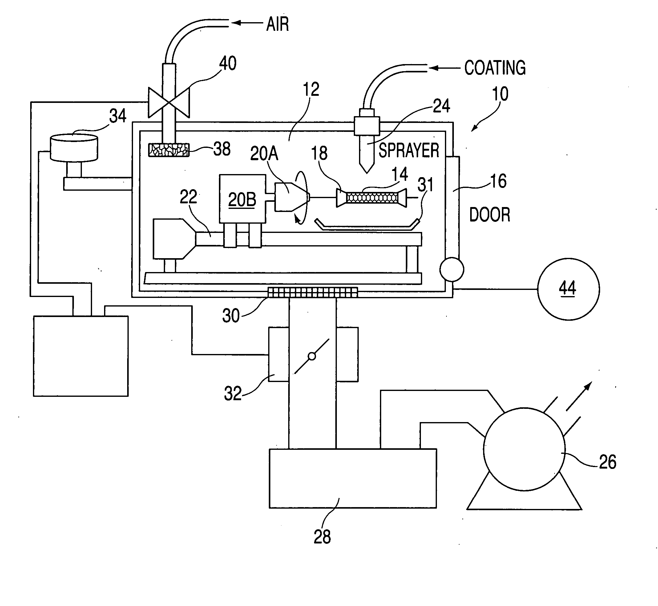 Apparatus and method for coating implantable devices