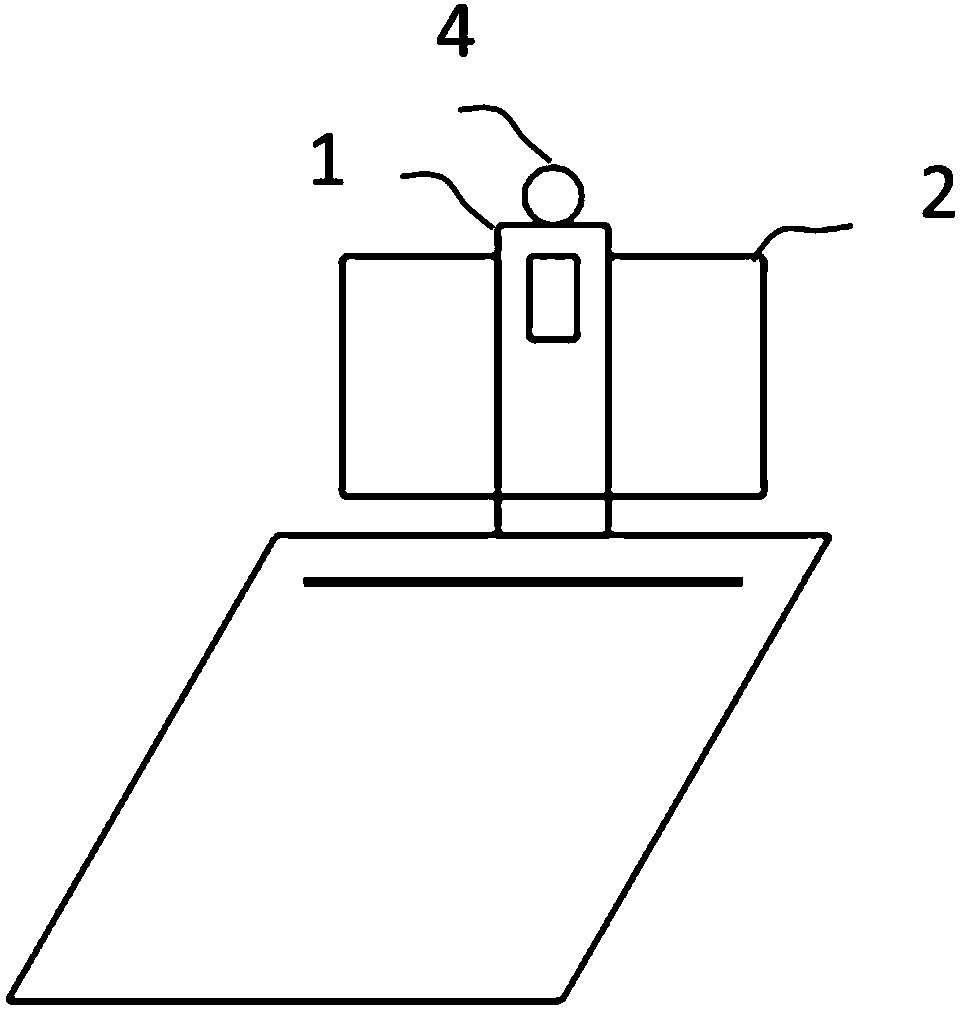 A centralized control device for charging and parking of an electric vehicle and an application thereof