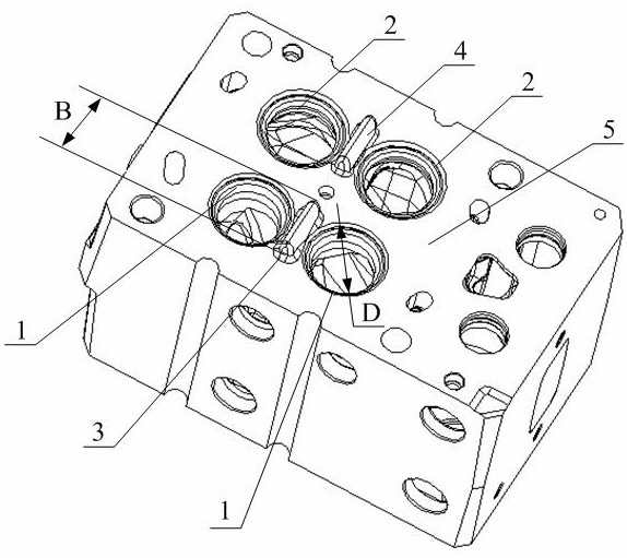 Combustion chamber and gas engine