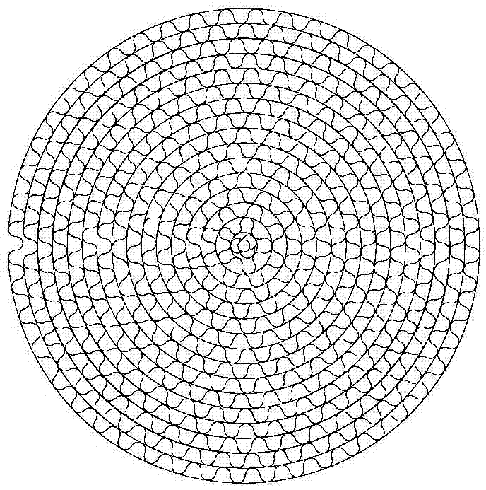 Compound VOCs absorbing concentration turning wheel and use method thereof