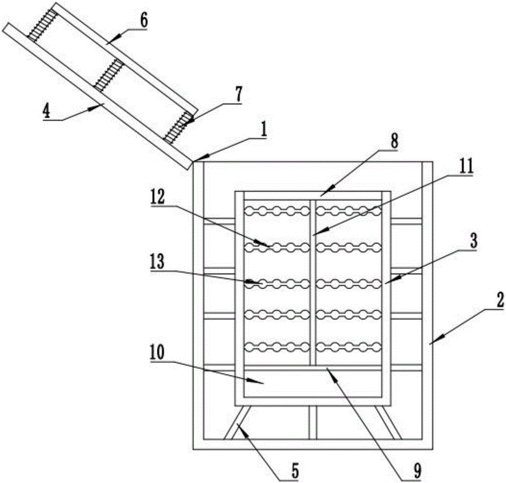 Damping drop-proof packing box