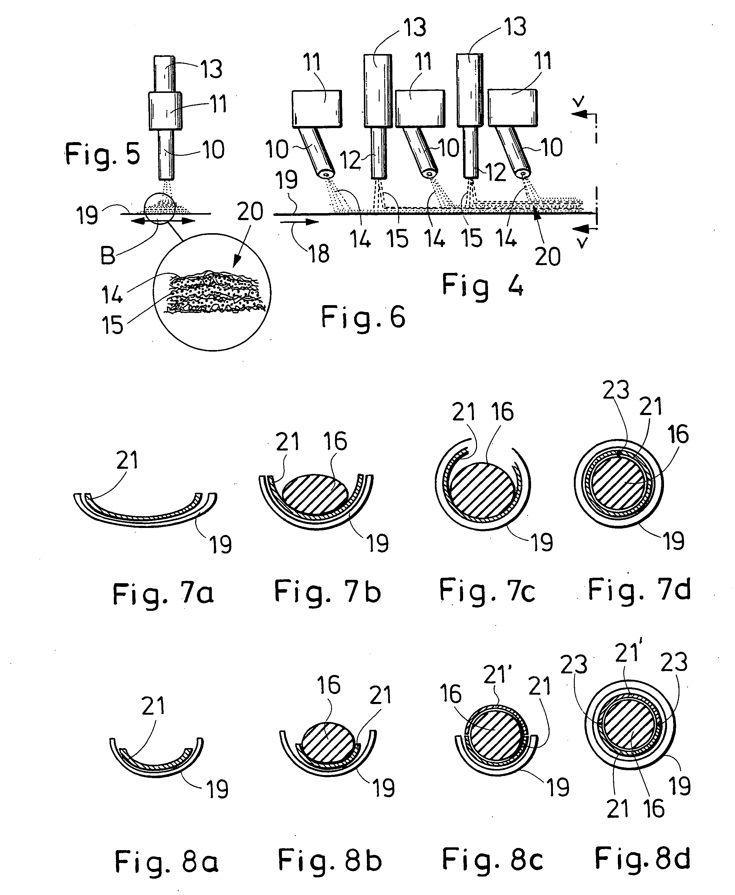 Method and device for producing a filter rod