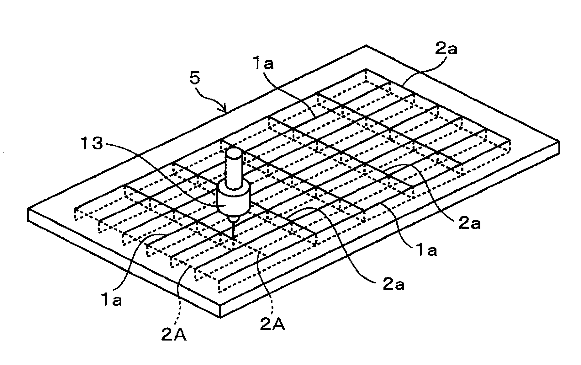 Water jet processing method