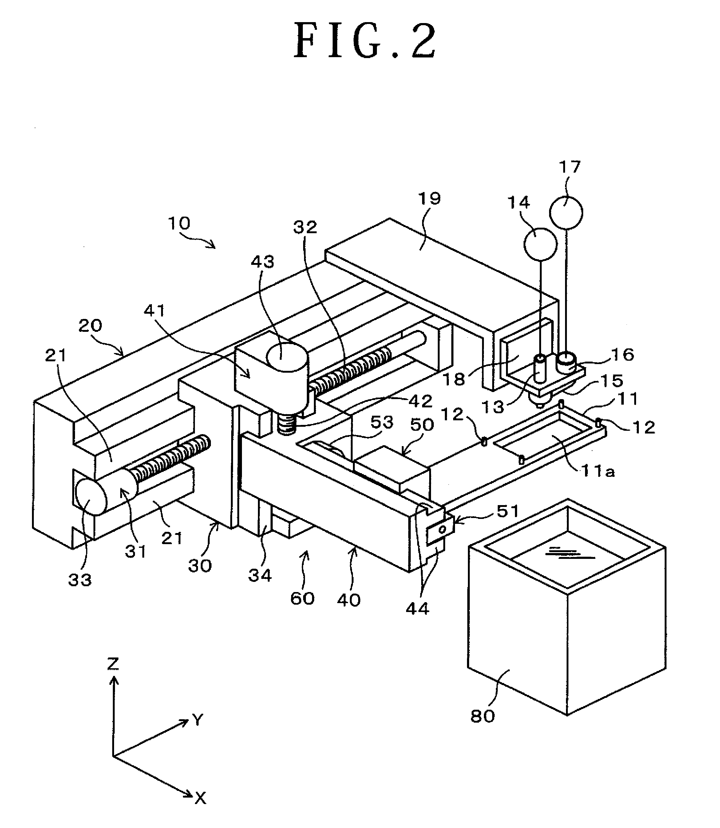 Water jet processing method