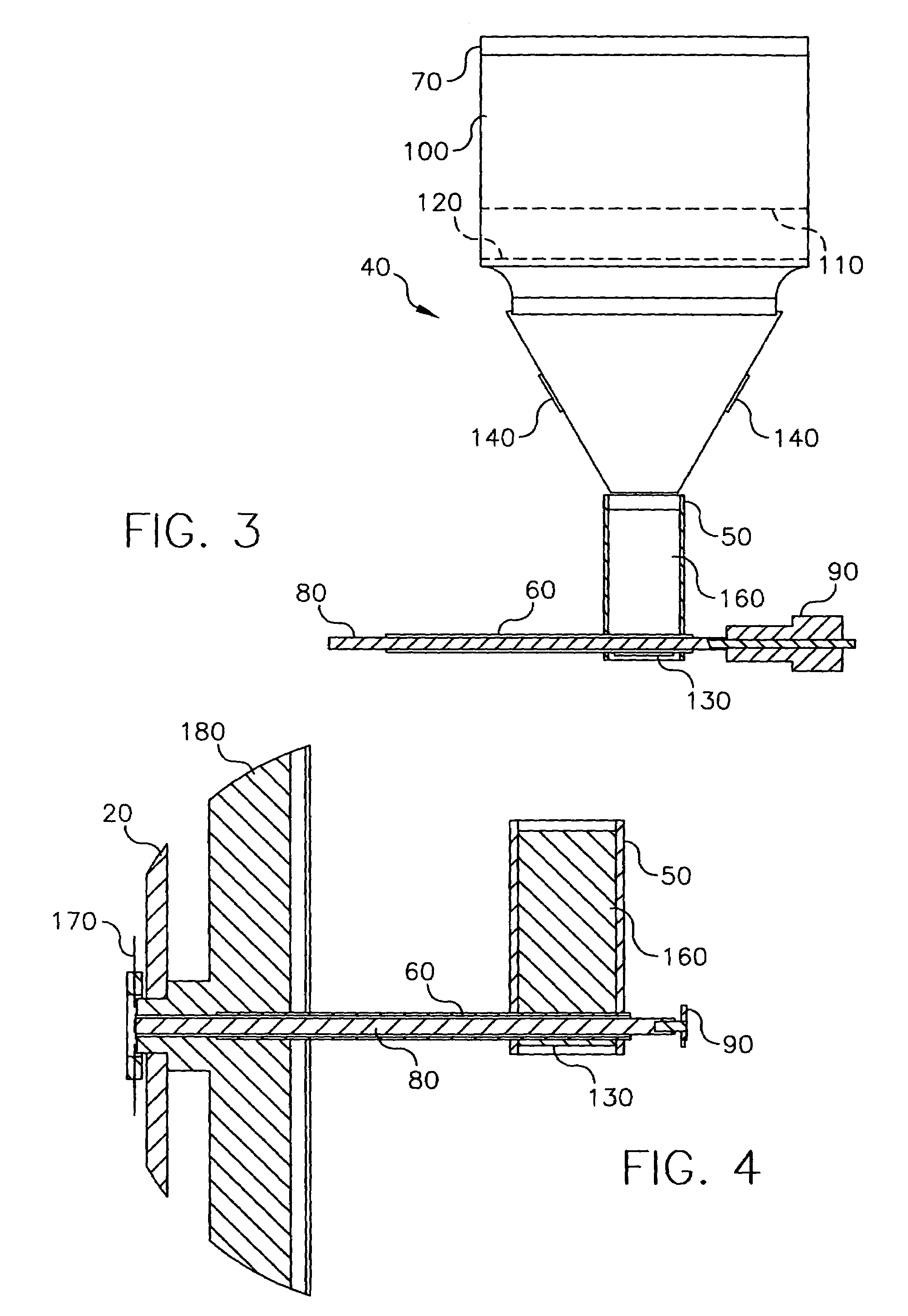 Delivering organic powder to a vaporization zone