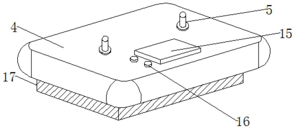 Hair tension based button type clipping device for drawing and closing scalp wound