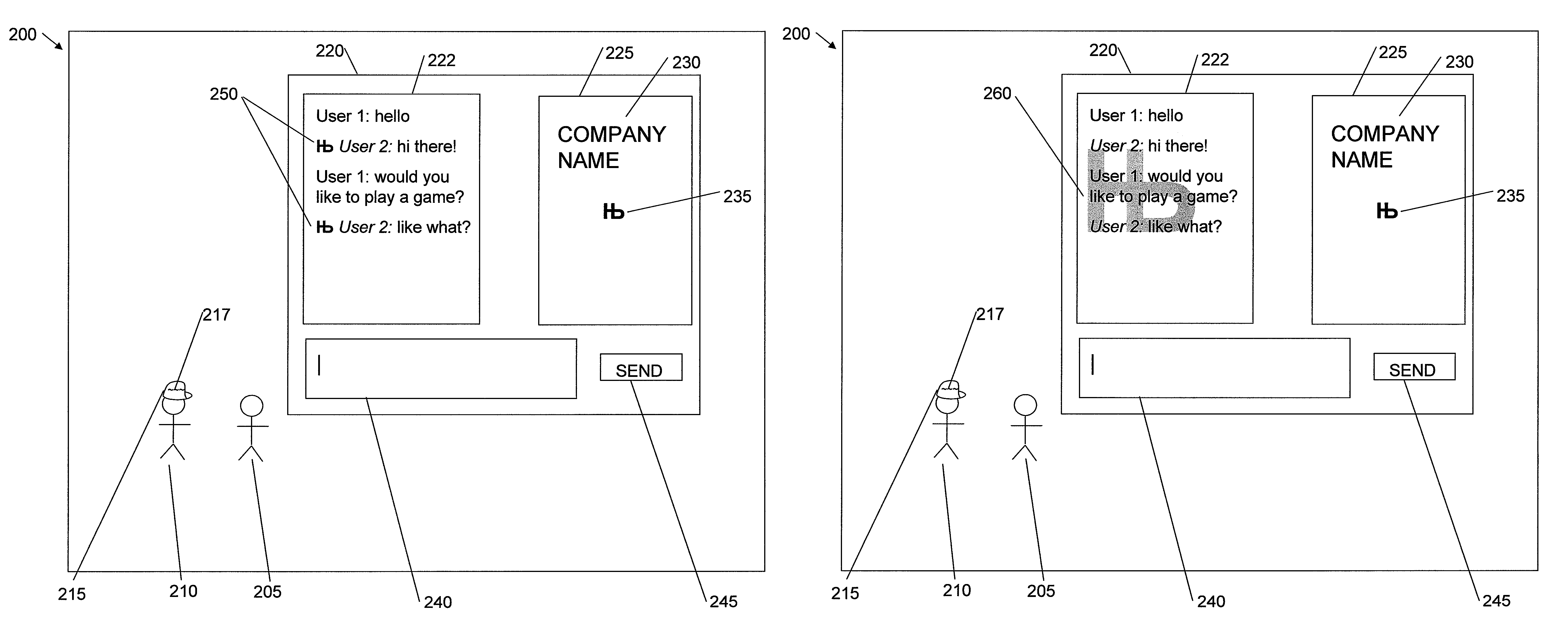 System and method for item inquiry and information presentation via standard communication paths