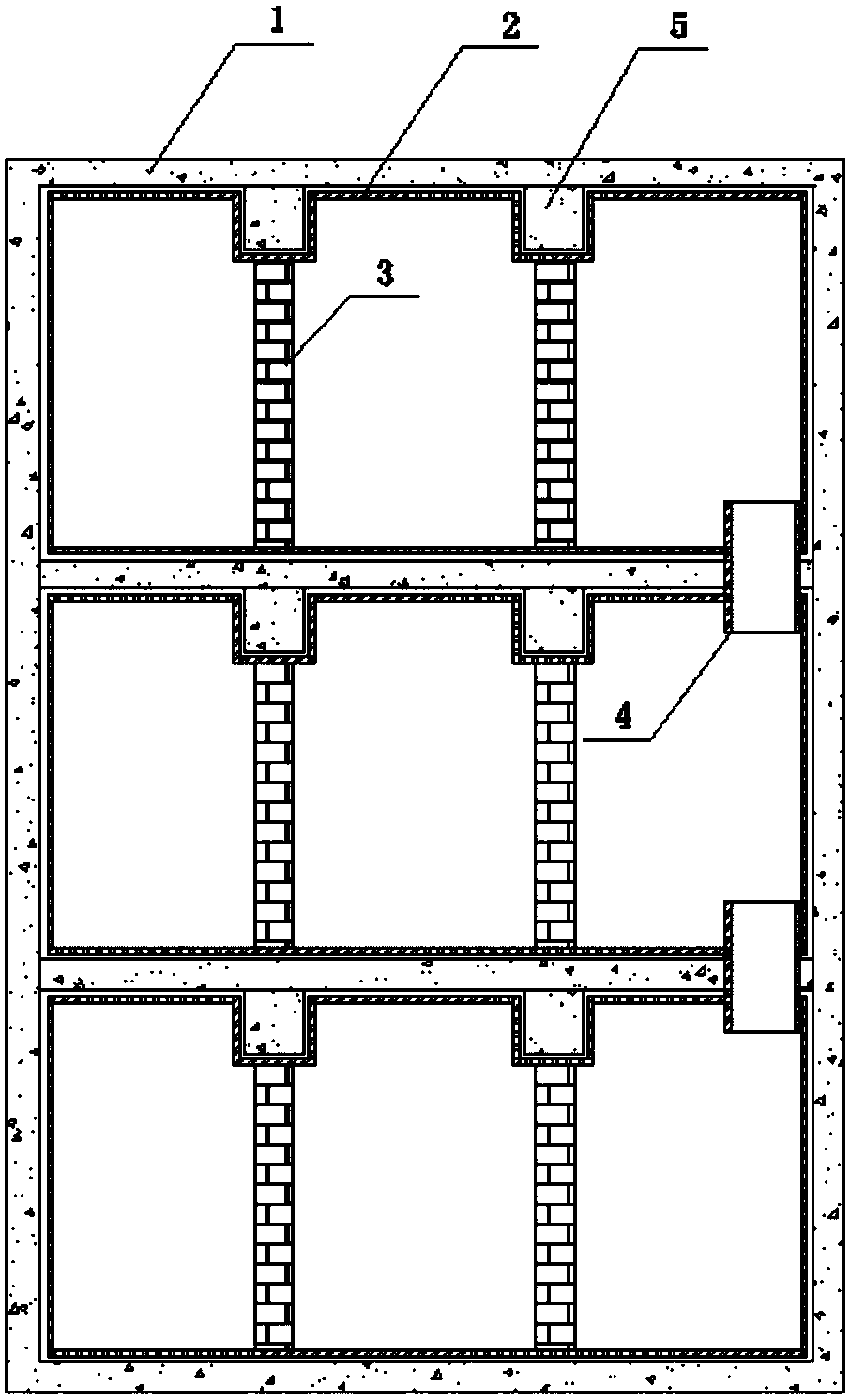 Device for integral electromagnetic shielding of important ground target