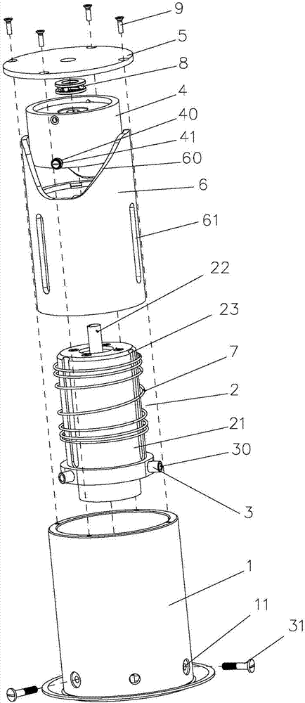 A mechanical chest compression device