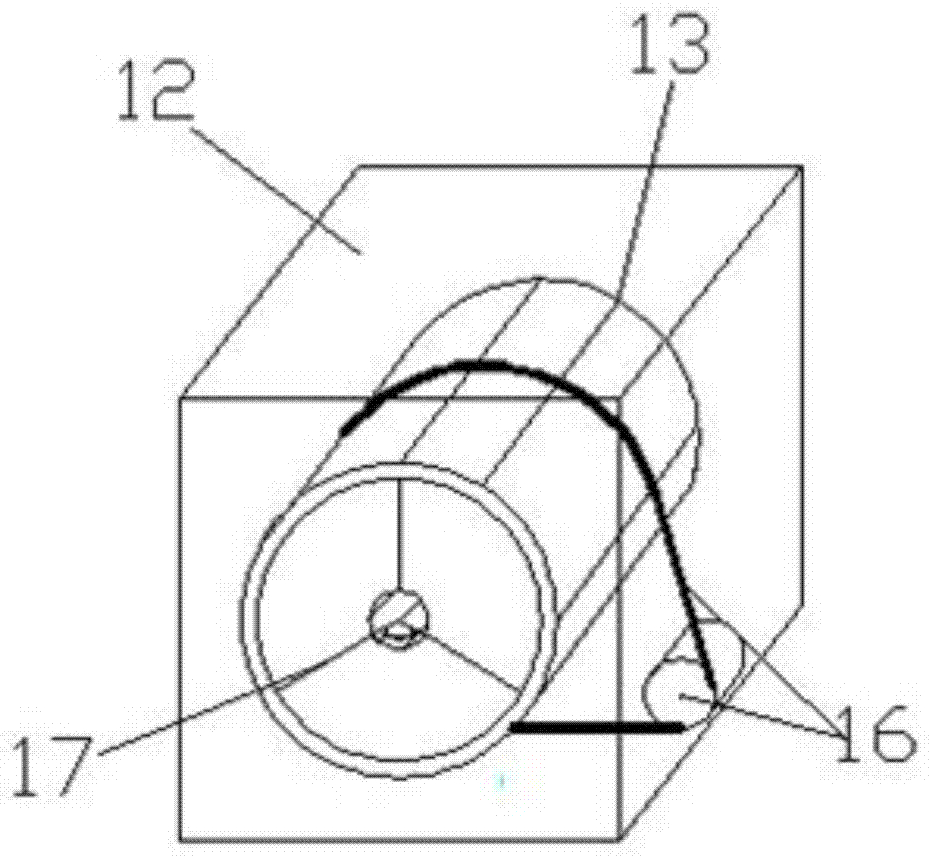 A device and method for treating organic waste gas