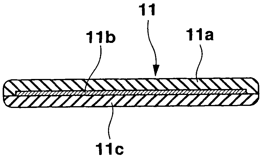 Band, wristwatch with the band and method of making the band