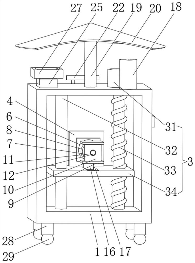 Pre-inspection device for community nursing