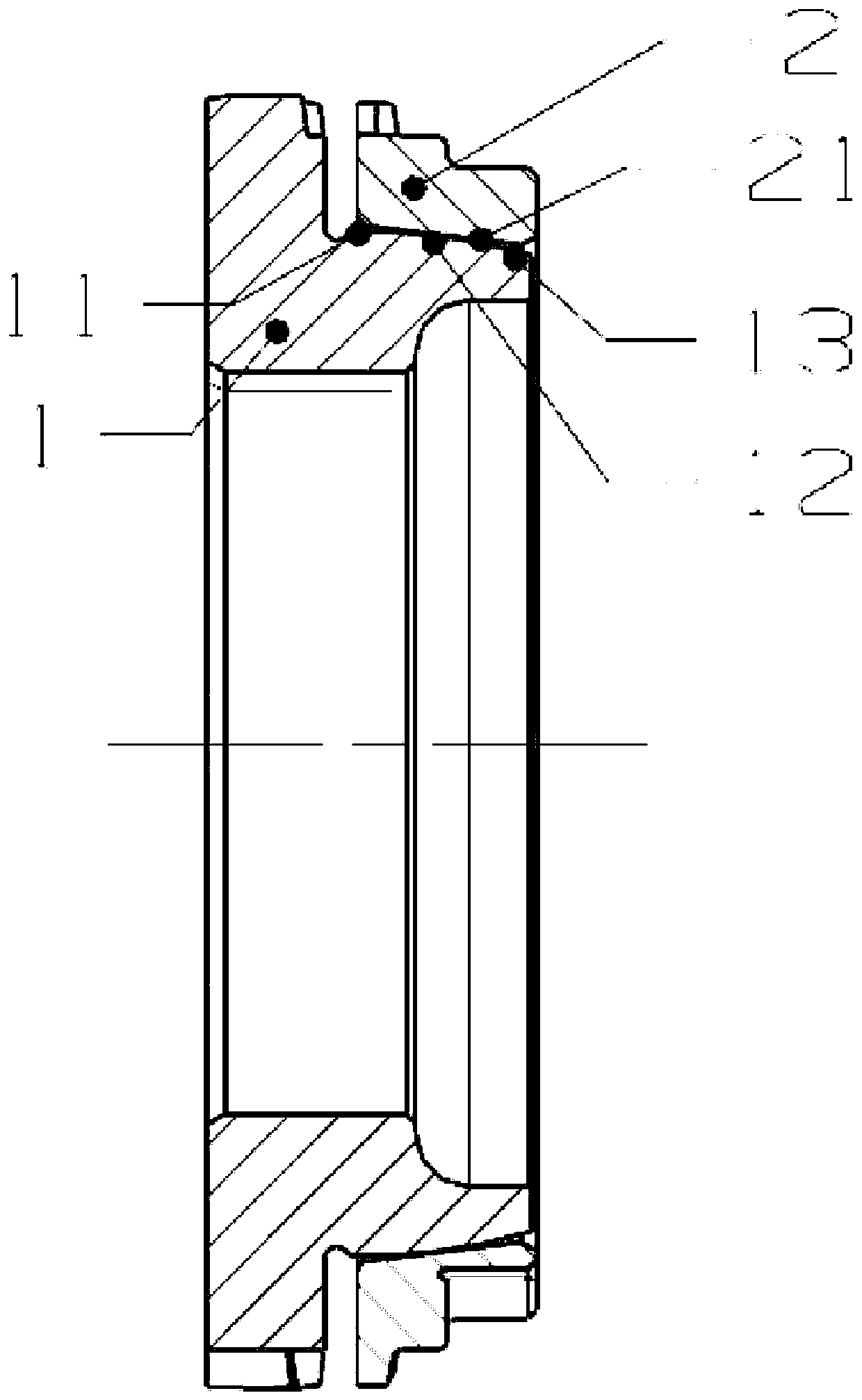 Matched structure of synchronous ring and joint gear ring of automobile manual transmission