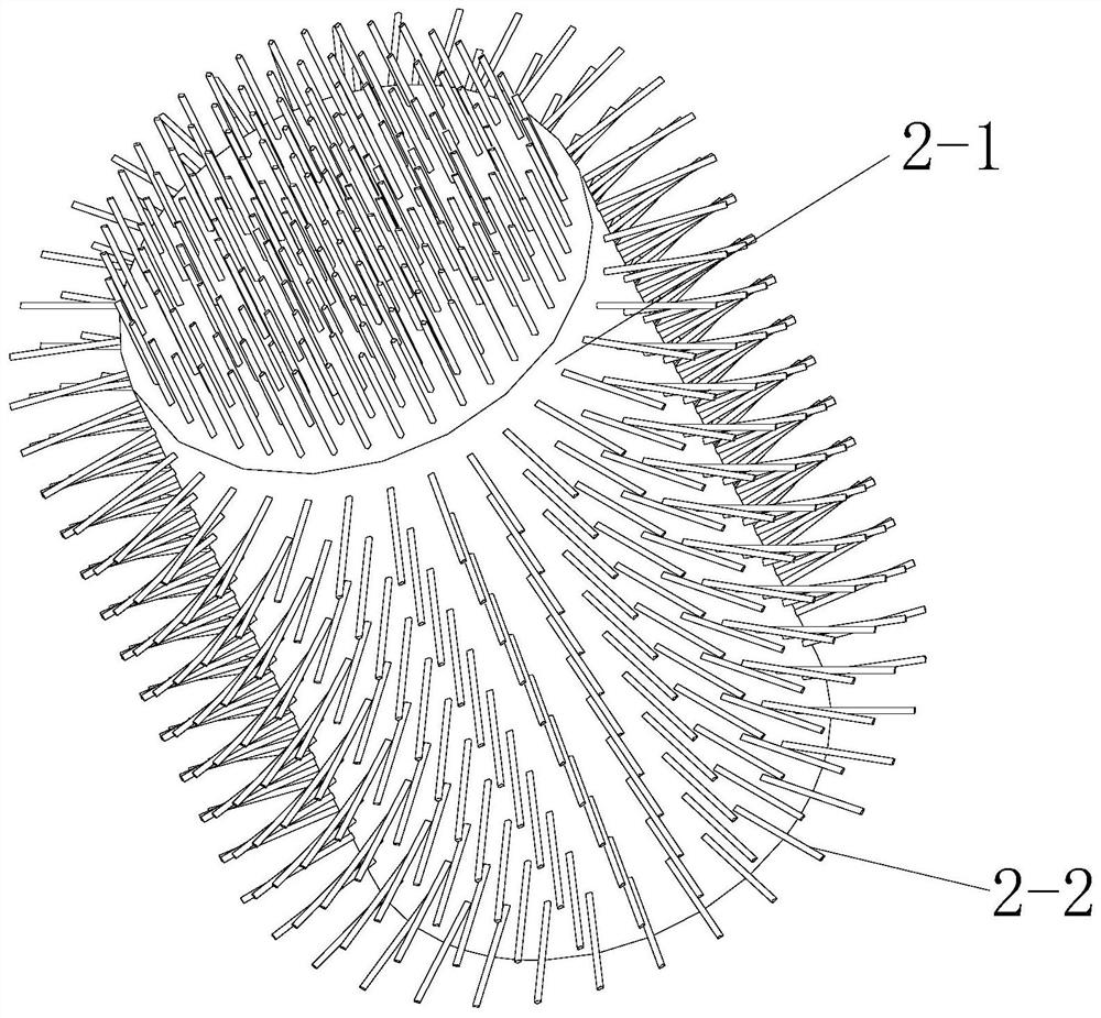 Mixed wettability micro-nano composite enhanced heat transfer structure and preparation method of the structure