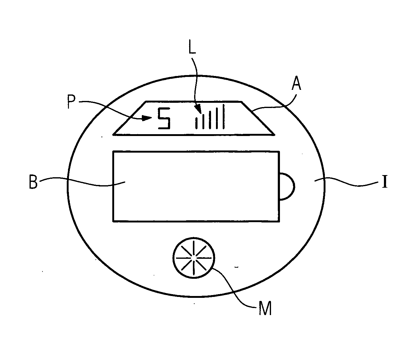 Hearing aid having a display device