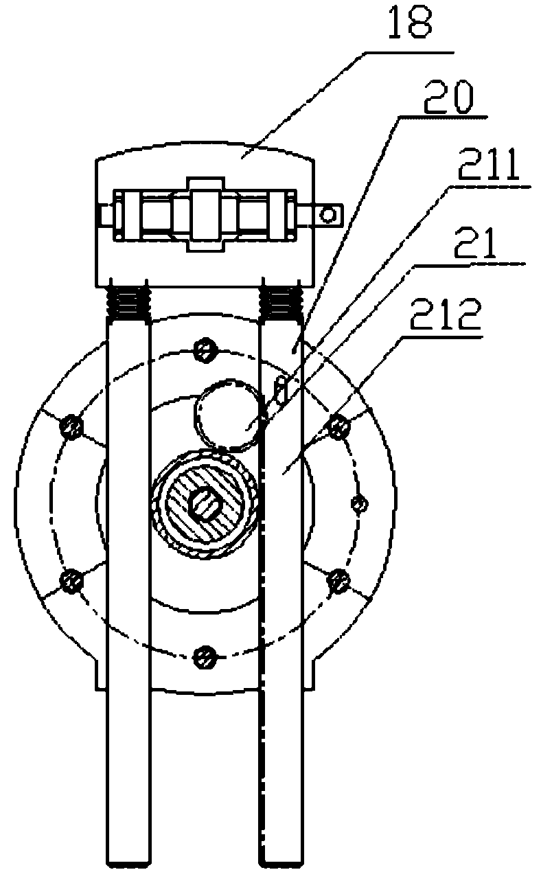 Automatic polishing machine for inner circle of long pipe