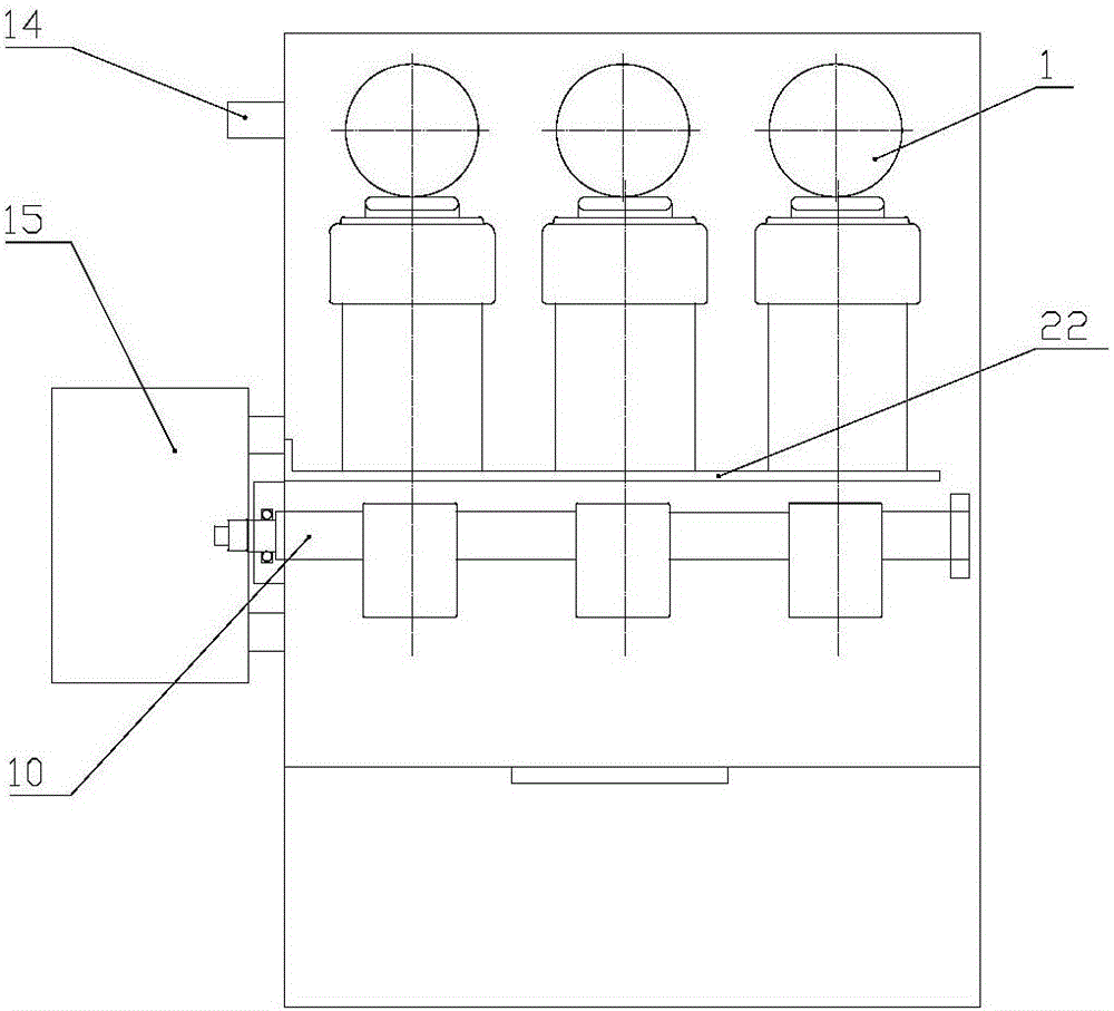 Gas insulated bus grounding device