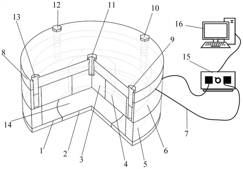 Magnetic control negative pressure enhanced adhesion device capable of imitating octopus sucker