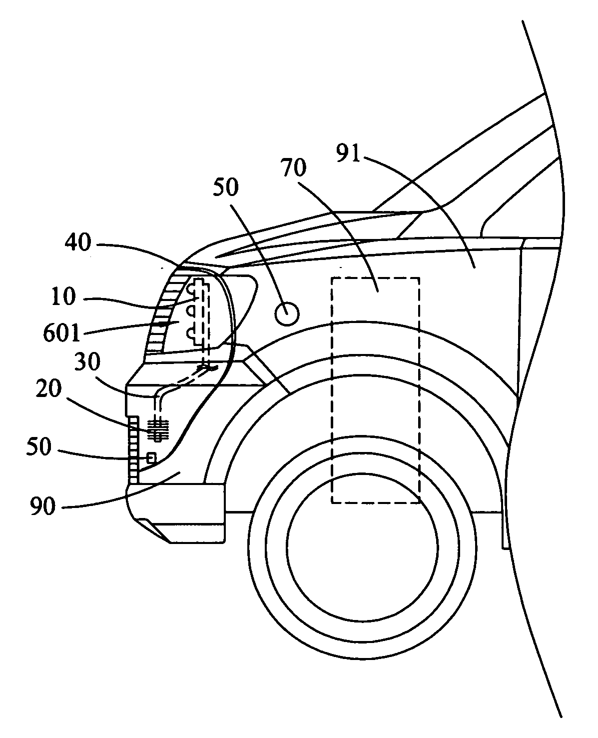 Thermal module system for LED headlamp module