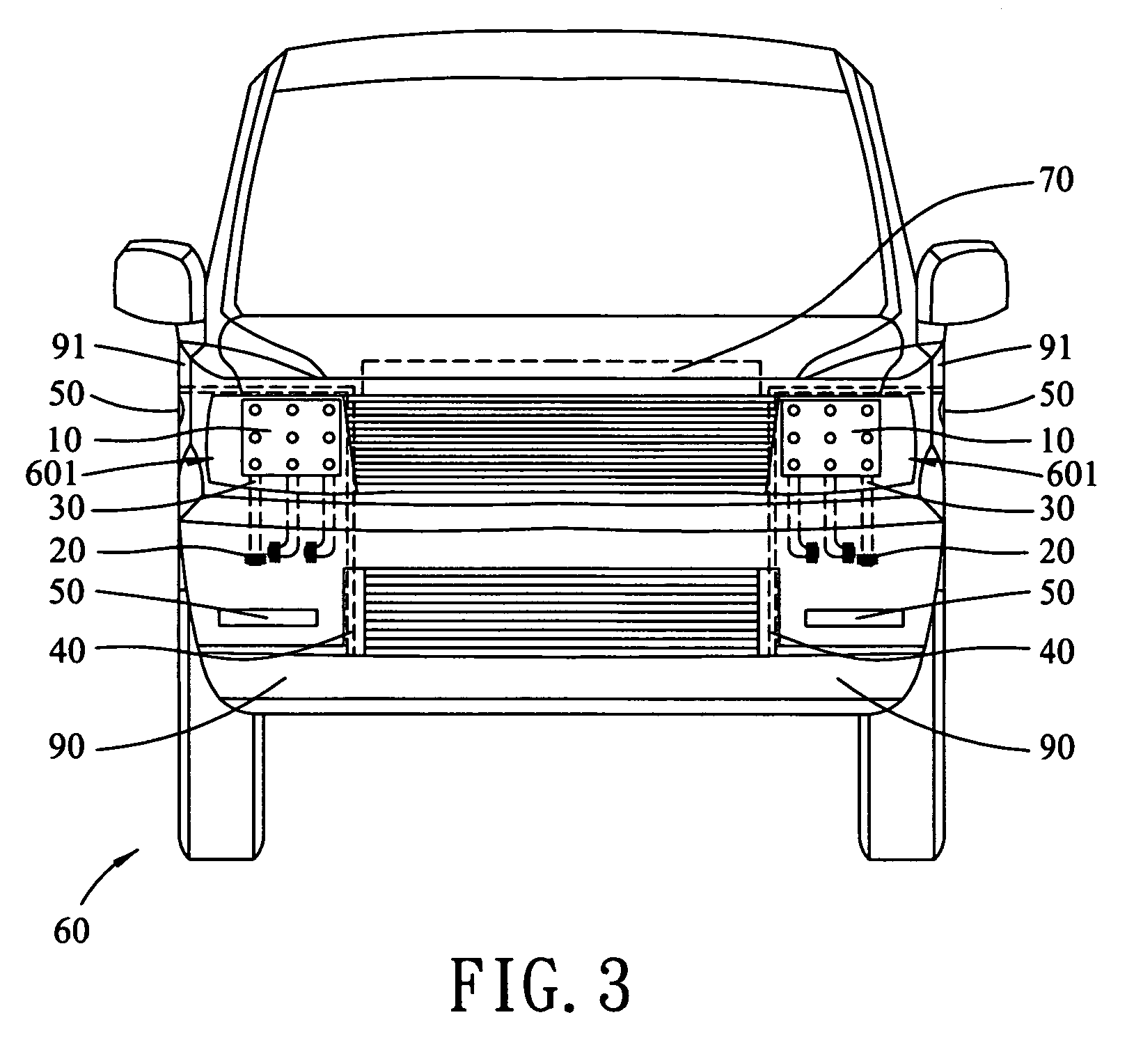 Thermal module system for LED headlamp module