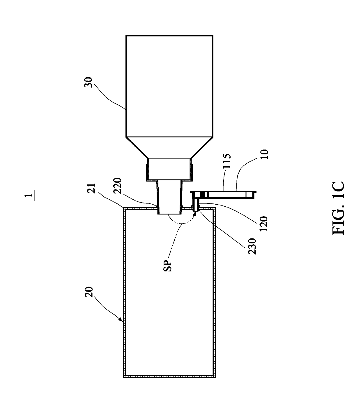 Rechargeable toner cartridge, filter device and rechargeable toner cartridge assembly