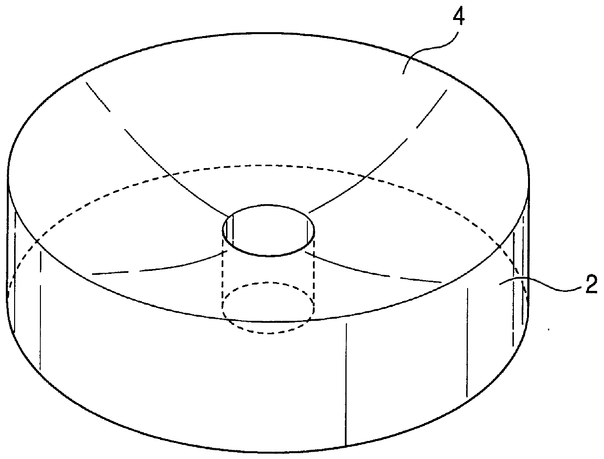 Crown forming apparatus for forming crown floating type magnetic head