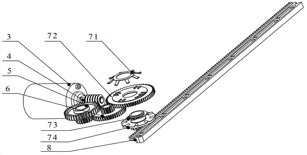 Machine core overload protection device used on massager