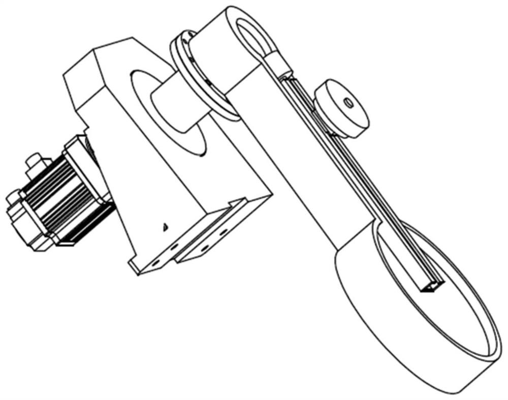 Rapid service life testing device and method applied to precision speed reducer