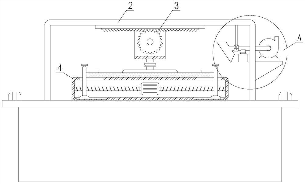 Glass edge grinding device capable of collecting waste residues and implementation method thereof