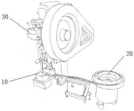 Machining device for precise automobile tail gas exhaust pipe