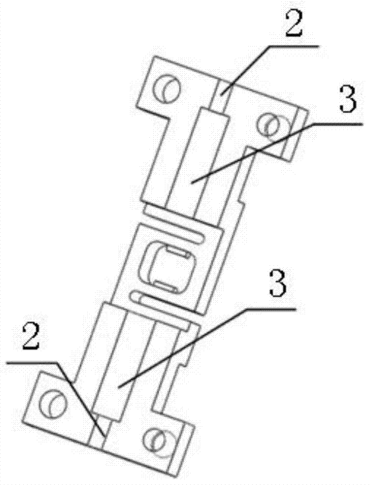 Slender rod bi-directional internal force measuring sensor and calibration method