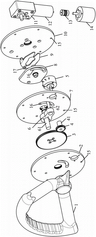 Simulated airplane turning handwheel operation device