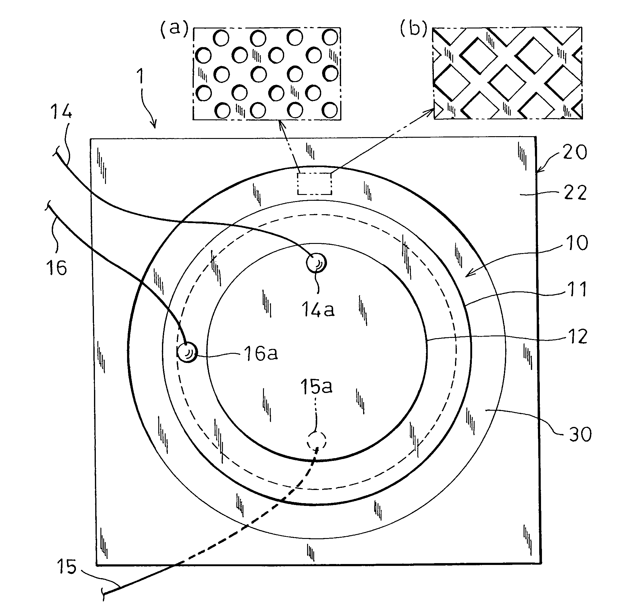 Piezoelectric electroacoustic transducing device